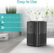 Air Purifiers for Bedroom, Home, Pets, H13 Hepa Air Purifier, Air Cleaner with 3 Speeds, Fragrance Sponge, Sleep Mode, 3-Stage Filtration System, Filters Dust Smoke Mold Pollen Odor Dander Allergies