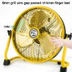 15600mAh 12 Inch Rechargeable Battery Operated Floor Fan